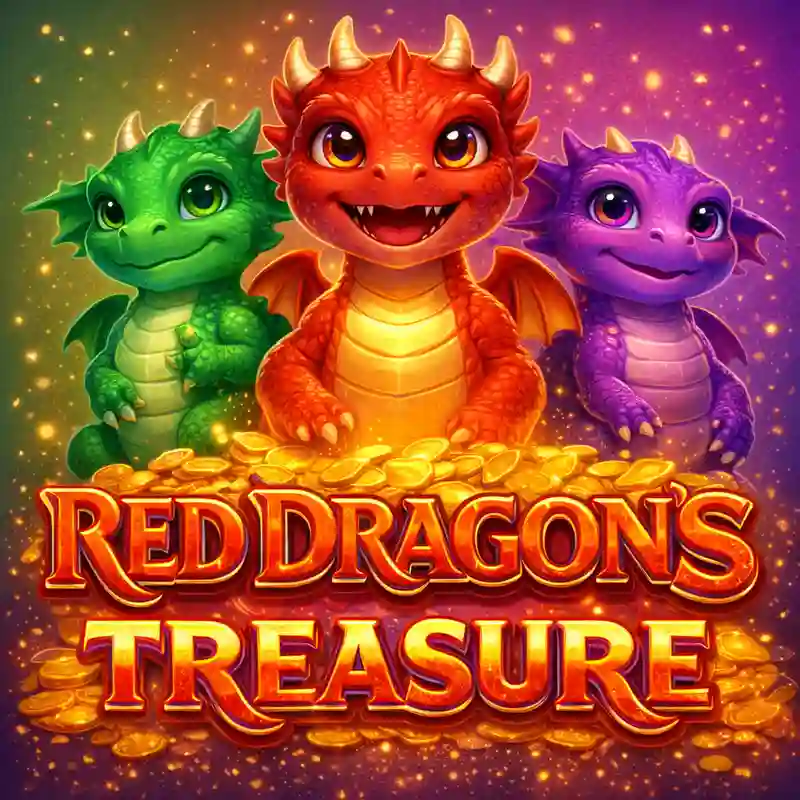 Red Dragon’s Treasure online slot game interface